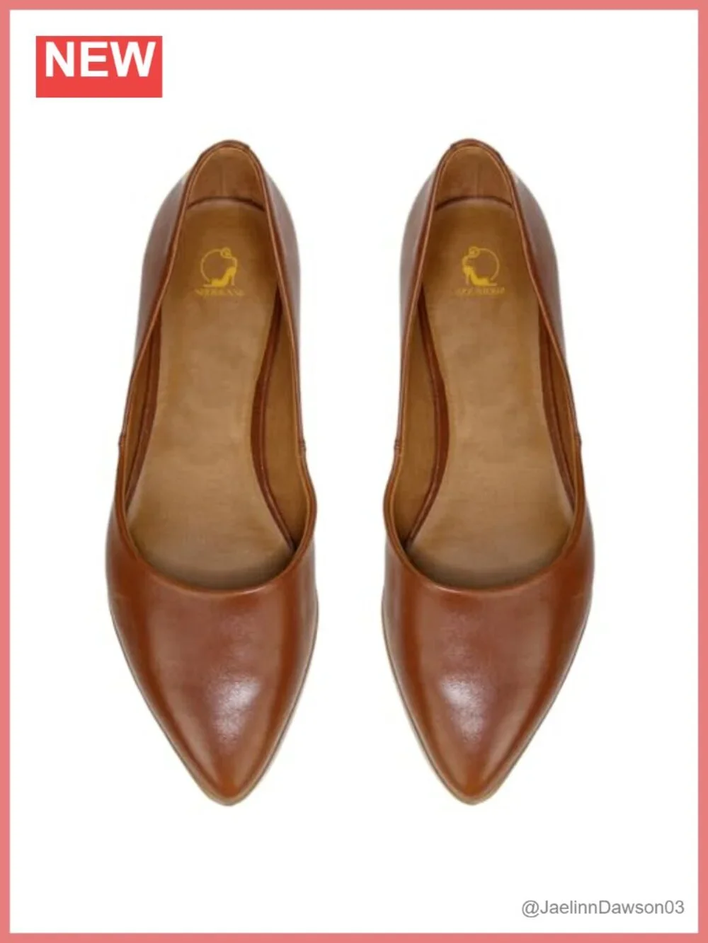 Women's Snakeskin Pointed Toe Flats Slip On Ballet Flat Heel Leather Shoes